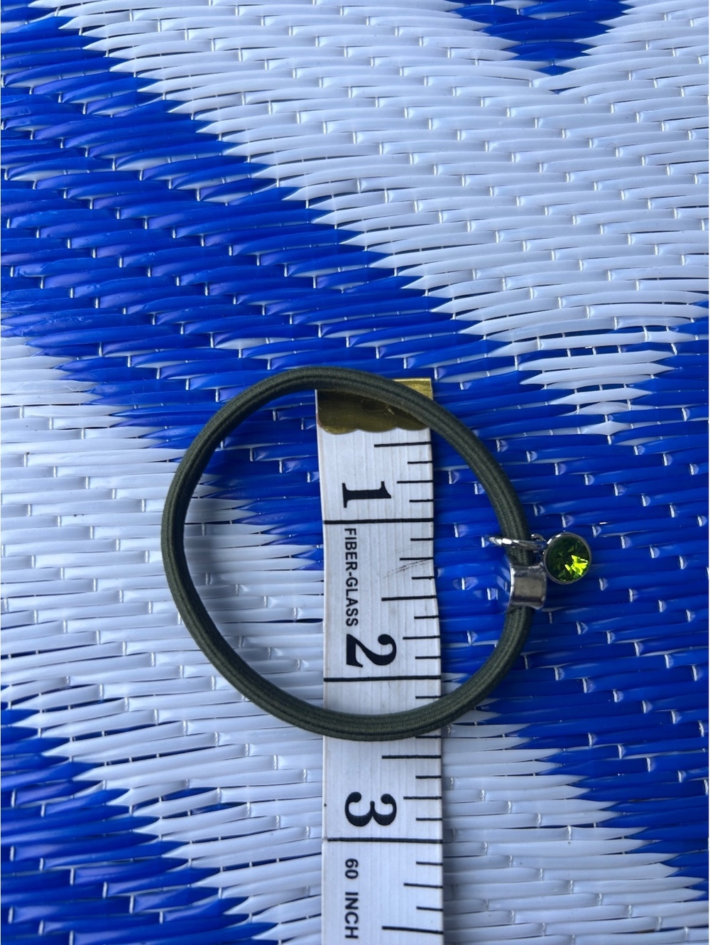 Marc by Marc Jacobs Olive Green Elastic Bracelet with Green Charm - Picture 9 of 9